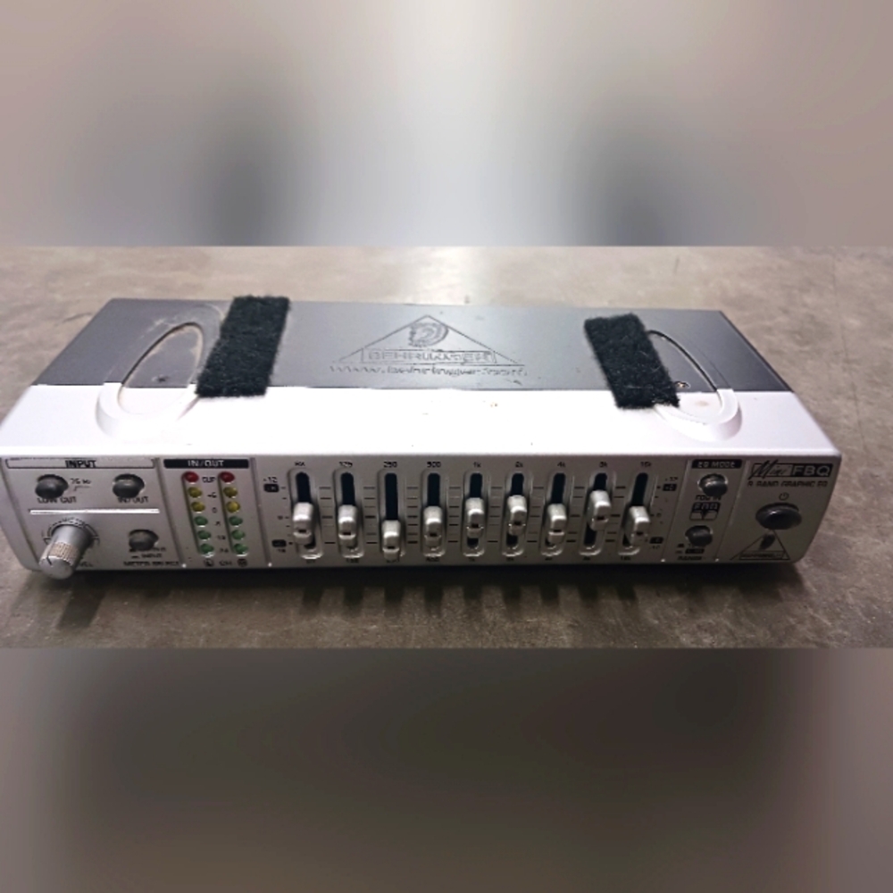 Behringer minifbq model FBQ800 Silver Audio Equalizer